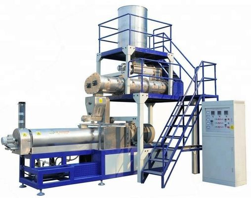 Edelstahl-Extruder-Maschine für die Verarbeitung von Tiernahrungsmitteln mit Siemens-Motor