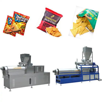 380v vollautomatische gebratene Bugles Chips Snack-Food-Machinerie für Lebensmittel großer Umfang