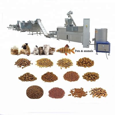 Maschine zur Herstellung von Tiernahrung zur automatischen Herstellung von Trockenfutter für Hunde in Produktionsanlagen