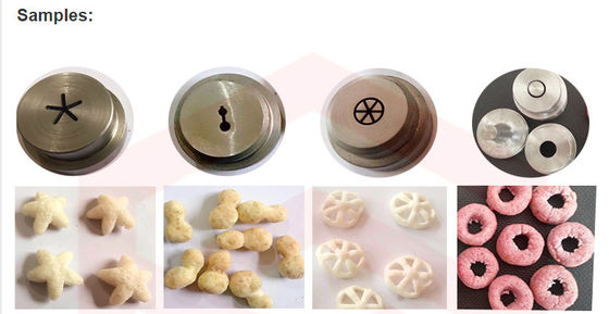 Siemens Motor Reis Mais Sticks Puff Snack Extruder Maschine für die bequeme Produktion