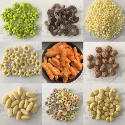 Siemens Motor Reis Mais Sticks Puff Snack Extruder Maschine für die bequeme Produktion