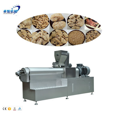 Doppelschrauben-Extruder Soja Stücke Protein Bar Sticks Produktionslinie mit 35kw Leistung