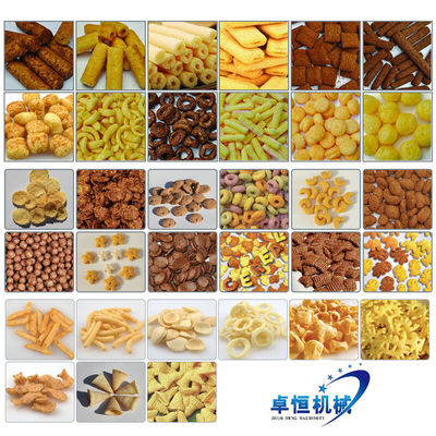 Konsistente und stabile Snack-Produktion Mais Puff Machinerie mit 3000 KG Kapazität