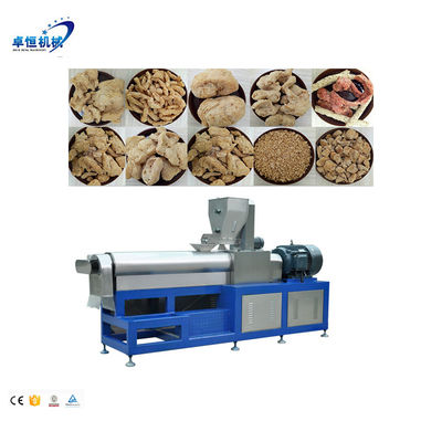 Doppelschrauben-Extruder Soja Stücke Protein Bar Sticks Produktionslinie mit 35kw Leistung