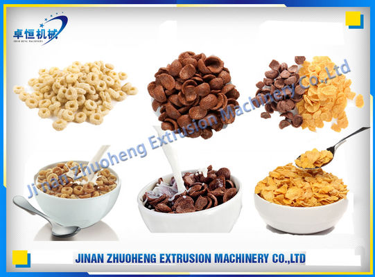 Maschine zur Herstellung von Maisflocken Puff Snack Lebensmittelproduktionslinie Extruder für Getreidemehl