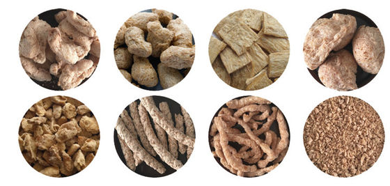 25*3*4 Automatische Sojabohnenprotein-Soja-Klumpenmachmaschine mit CE-Zertifizierung