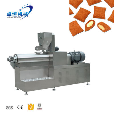 Automatische Kern gefüllte Snack Puffed Rice Mais Puff Extruder Snack Food Machinery