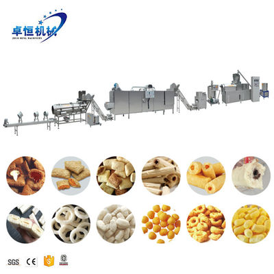 Automatische Kern gefüllte Snack Puffed Rice Mais Puff Extruder Snack Food Machinery