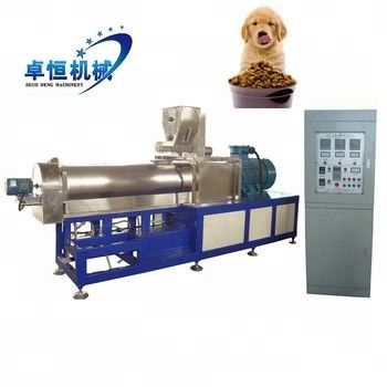 Produktionslinie für die Verarbeitung von Tiernahrungsmitteln mit vollautomatischem Extruder aus Edelstahl