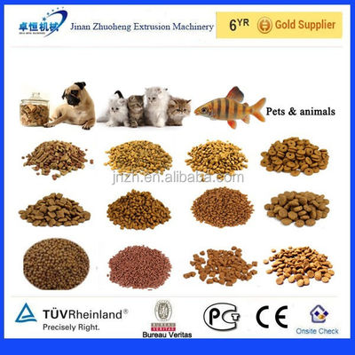Edelstahl-Extruder-Maschine für die Verarbeitung von Tiernahrungsmitteln mit Siemens-Motor