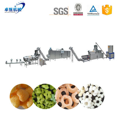 Käse Kugel Vollständige Produktionslinie Puffed Corn Snacks Maschine mit Materialien