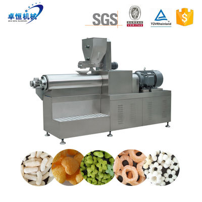 Restaurants Twin Screw Extruder Milch Reis Mais Mais Weizen Puffed Snack Machinerie