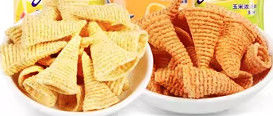 380v vollautomatische gebratene Bugles Chips Snack-Food-Machinerie für Lebensmittel großer Umfang