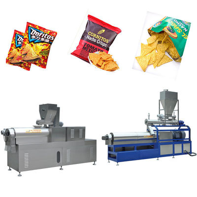 3000 KG Kapazität Frittierte Bugles Chips Snacks Produktionslinie für Lebensmittel
