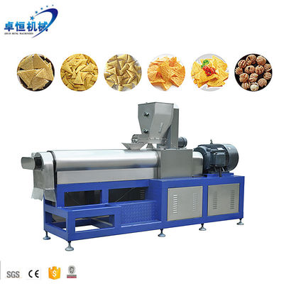Doppelschrauben-Extrusionsmaschine für gebratene Snacks aus Edelstahl für Doritos Tortilla Corn Chips
