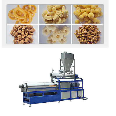 3000 KG Kapazität kleiner automatischer Maismehl-Snack-Lebensmittel-Extruder für die Snackproduktion