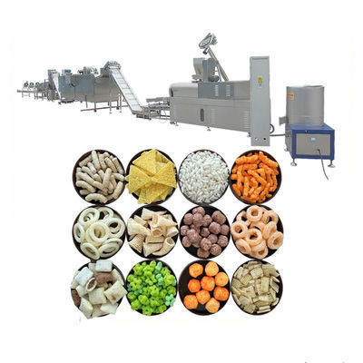 Energieeinsparende Reis-Puf-Extruder-Lebensmittelverarbeitungsmaschine für Lebensmittelgetränke