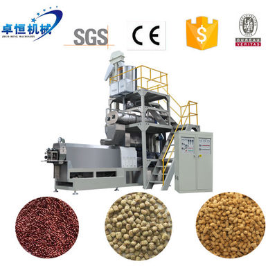 304 Edelstahl-Floating Fish Feed Extruder-Maschine für Hundefutter-Produktionslinie