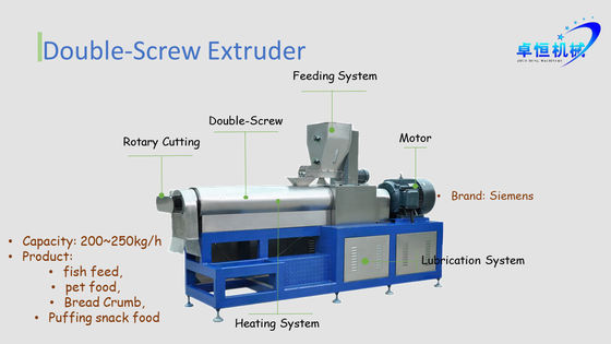 Edelstahl 201 304 3000 KG Automatische Puffing Snacks Herstellungsmaschine