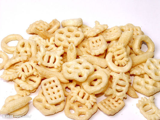 Einfache Bedienung Kleine gepuffte Mais Reis Mehl Snacks Nahrungsmittelherstellung Maschine für Snacks