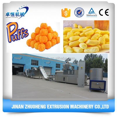 13000KG Snack Food Machine Produktionslinie für schlanke gepuffte Snacks