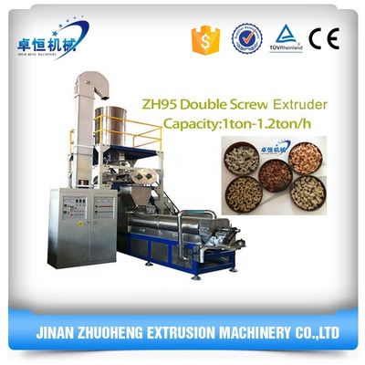 220v/380v/50Hz Twin Screw Extruder Trockene Extrusionslinie für Tierfutter