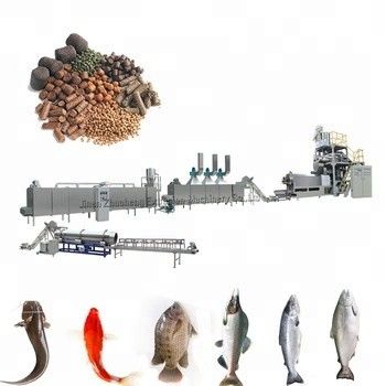 angepasste Energie-Twin-Schrauben automatische schwimmende Fischfutter Extruder Fertigungsmaschine