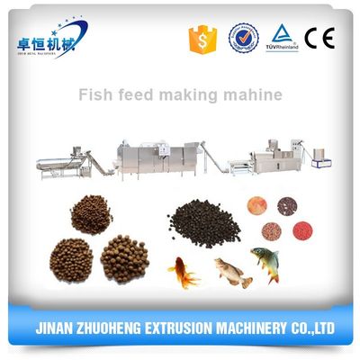 angepasste Energie-Twin-Schrauben automatische schwimmende Fischfutter Extruder Fertigungsmaschine