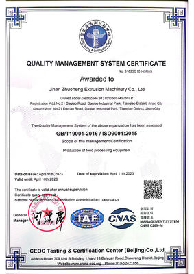 100 kW SIMENS Motor Macaroni Machinery für eine benutzerfreundliche und automatische Produktion