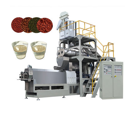 5 Tonnen/h Zwillingschraub-Fischfutter-Extruder-Produktionslinie für die Fischzucht
