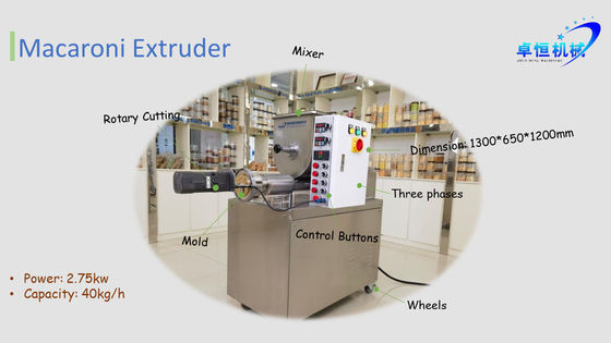 Automatische Pasta- und Makkaroni-Fertigungsmaschine mit CE-Zertifizierung vollautomatisch