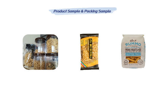 Automatische Maschine zur Herstellung von Makkaroni aus Edelstahl mit Motorantrieb für die hygienische Produktion