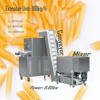 100 kW vollautomatische industrielle Makkaroni-Maschine für die Großproduktion