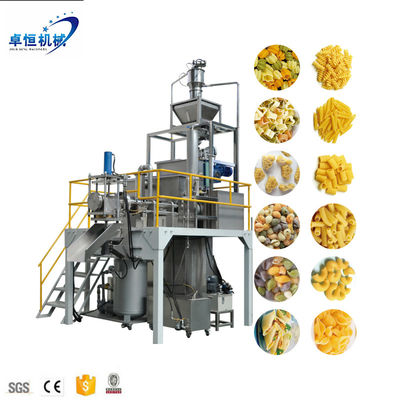 80-300kg/H Kapazität Vollautomatik Pasta Makkaroni Produktionslinie 21kw 37kw 45kw